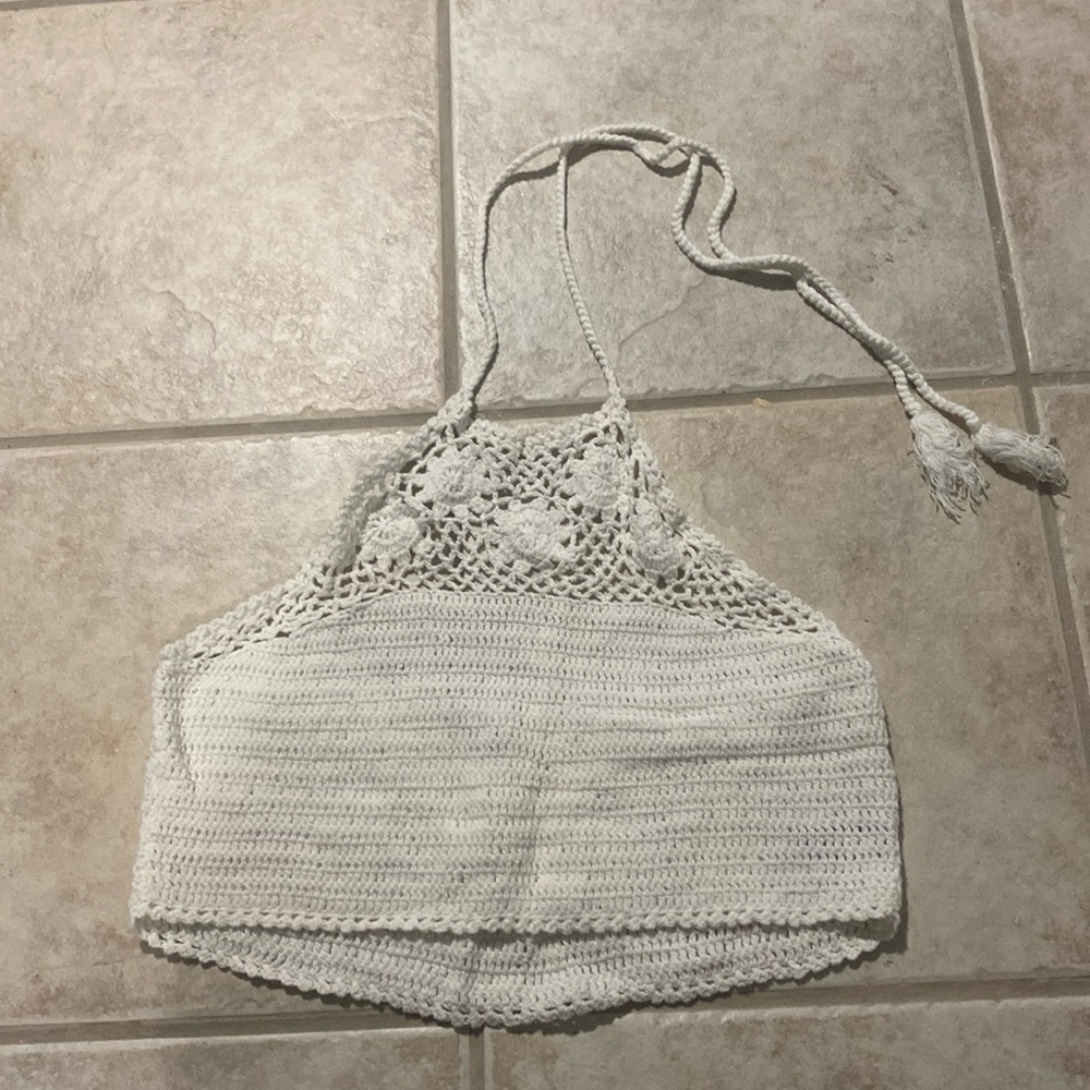 Crochet Aerie crop top